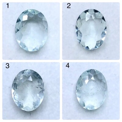 Natural Aquamarine Faceted Loose Gemstone Aquamarine Faceted Cut Top AAA+10