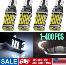 T15 921 912 LED Reverse Backup Light Bulbs W16W 916 6000K Super Bright White