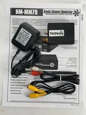 NetMedia Tucson NM-MM70 Single Channel Stereo Modulator Baseband A/V to SDTV