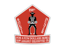4" 191st assault helicopter bounty hunter army bumper sticker decal usa made