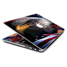 Skin Wrap for MacBook Pro 15 inch Retina USA Bald Eagle in Flag