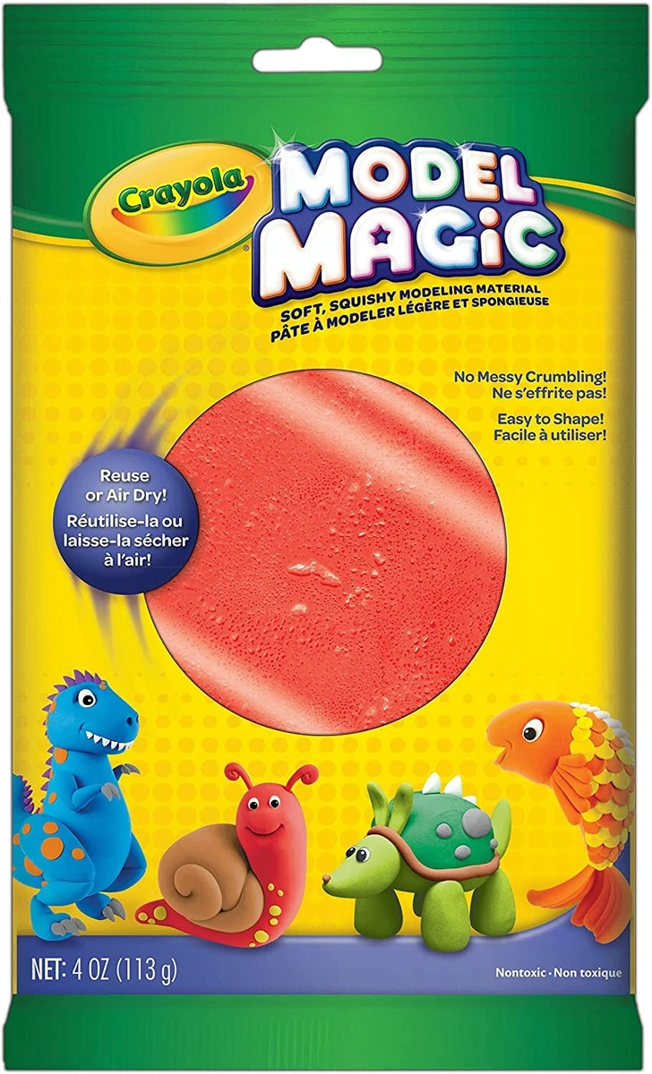 Crayola Model Magic, Neon Red, Modeling Clay Alternative, Art