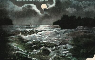 #ad Vintage Postcard 1910#x27;s Rapids above the Falls Niagara NY Pub. Valentine amp; Sons $9.97