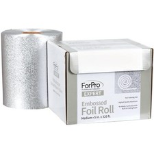ForPro Expert Embossed Aluminum Foil Roll 320 Ft Hair Foils for Color Applica