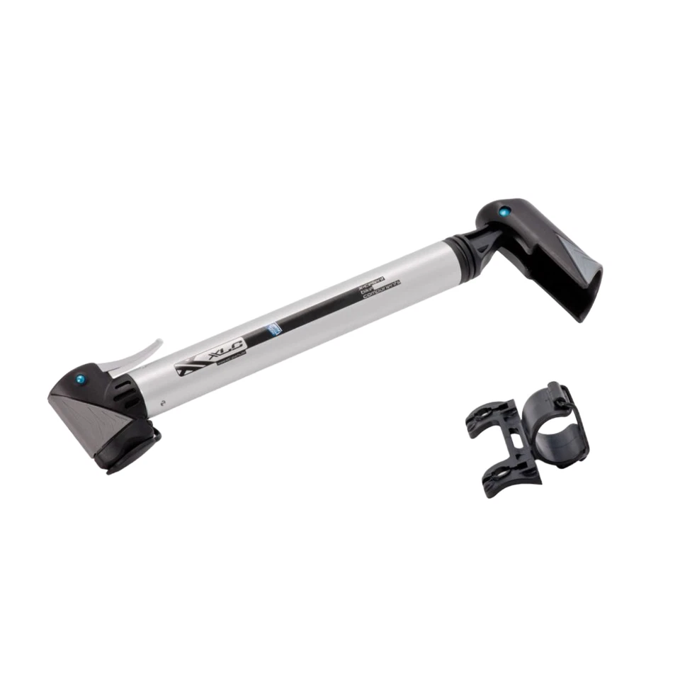 XLC Bicycle Pump 6 BAR Mini Air Aluminium With Frame Bracket 10 7/16in Silver - Image 2 of 2