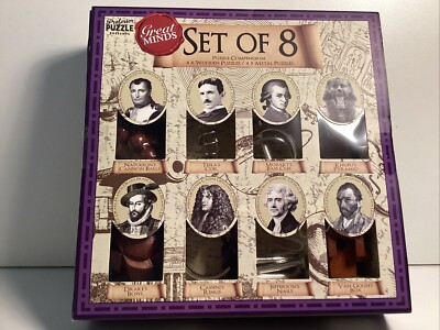 S175 Professor Puzzle Presents - Great Minds Set of 8 