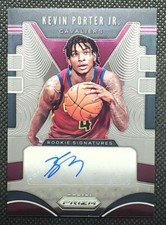 2019-20 Panini Prizm Basketball Kevin Porter Jr RC Rookie Signatures Autograph