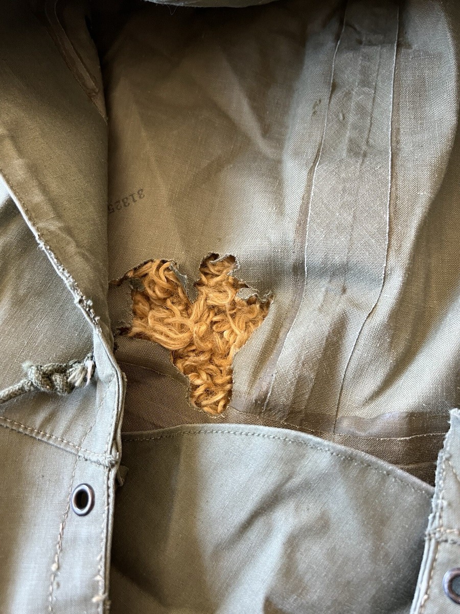 Vintage 40's WW2 USN Navy Water Foul Deck Smock Jacket Wet Vintage 40's WW2 USN Navy Water Foul Deck Smock Jacket Wet