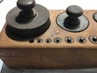 GRAM WEIGHT SET 13 pcs in WOOD SLAB 1 gr to 2000 grams KNOBBED — photo 2