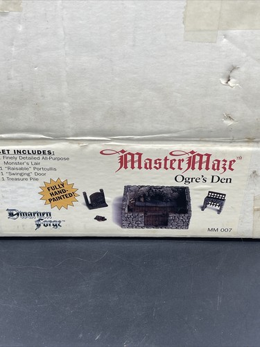 Ogre's Den Set Dwarven Forge Terrain Master Maze Painted NOB!!
