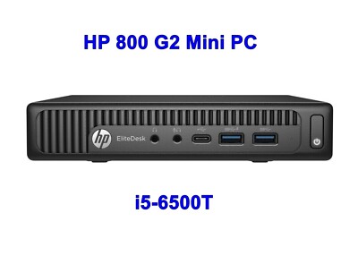 HP 800G2 EliteDesk Mini PC i5-6500T 238GB SSD 8GB RAM DDR4 #K-335