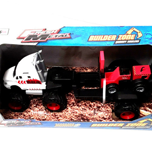 マイスト　ポルシェ　トレーラー Vintage 90s Maisto Diecast Porsche Tractor Trailer Delivery Semi