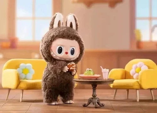 Autentico POP MART Labubu The Monsters Ecciting Macaron Peluche Giocattoli Confermati - Foto 18 di 30