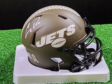 Corey Davis New York Jets Signed Salute to Service Speed Mini Helmet Beckett COA
