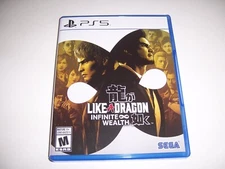 Replacement Box Case Only - Like a Dragon Infinite Wealth PS5 AUTHENTIC