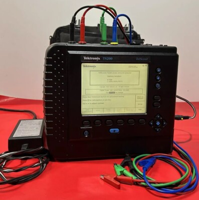 Tektronix TS200 Tempo TelScout Access Network Analyzer . Power Supply,Test Lead