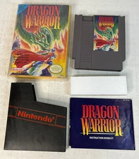 Dragon Warrior I CIB Box & Instruction Manual Tested NES Nintendo Video Game