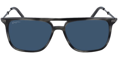 Salvatore Ferragamo Men's Flat-Top Navigator Sunglasses - SF966S