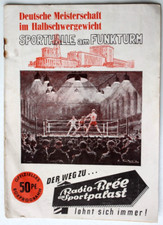 35495 Program Heft Boxes Berlin 21.11.1952 Friedrich Wenzel geg. Hans Obermeier
