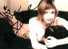 ACTRESS SINGER Heike Makatsch autograph, signed promo card