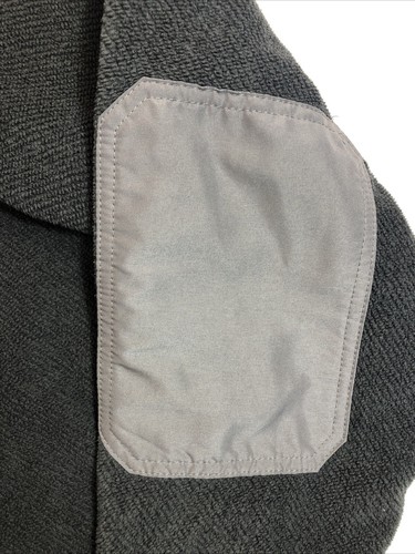 Simply Southern Fleece Mens Large Gray Jacket Pullover Elbows Patches - Picture 7 of 11