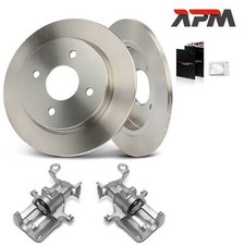 2x Bremssattel 2x Bremsscheiben Hinten Ø253mm für Ford Focus DAW DFW Turnier DNW