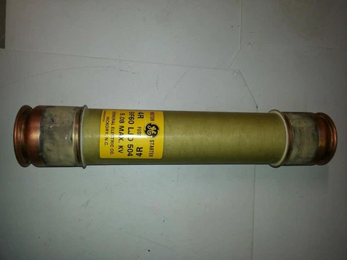 GE MOTOR STARTER 4R 9F60 LJD 504 5.08 MAX KV FUSE