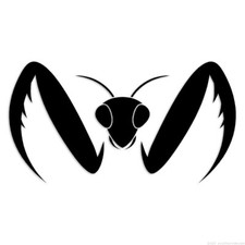 Praying Mantis - Decal Sticker - Multiple Colors  Sizes - ebn6725