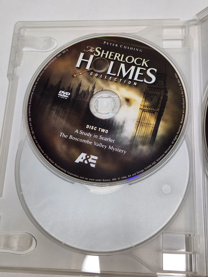 The Sherlock Holmes Collection (DVD, 2009, 3-Disc Set) - Image 4 of 4