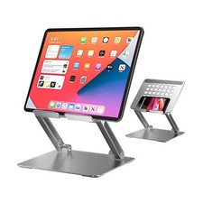 Tablet Stand Adjustable Aluminum Laptop Stand Heat-Vent Foldable Ta... Fast Ship