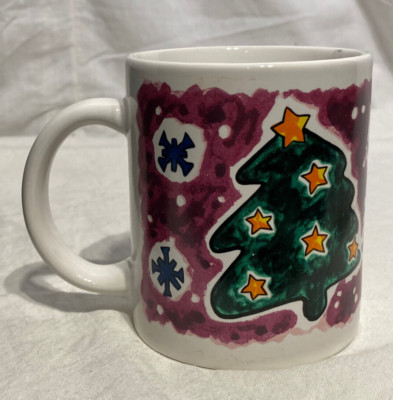 Vntg Die Boltze Gruppe Ahrensburg Souvenir Holiday Coffee Mug 22926 White 4'' H.