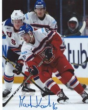 Martin Kaut Signed 8×10 Photo Team Czech Republic World Juniors Autographed COA