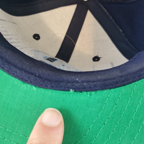 Artistic Ductwork Hat Headmaster Embroidered Wool Blend Adult Baseball Cap Navy - Picture 6 of 9