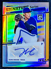 2020 DONRUSS OPTIC GOLD /10 HANS CROUSE ROOKIE AUTO SIGNATURE SERIES