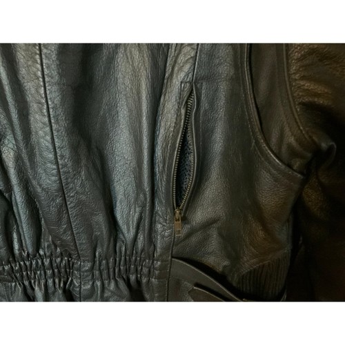 Women’s Leather Motorcycle Jacket - Picture 7 of 8