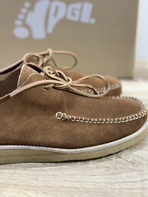 Yogi Herren Schuhe Lawson Crepe Veloursleder Leder Eff