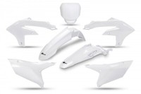 Set Plastics Motorradverkleidungen Yamaha YZF 250 2024 450 2023 - Weiß Ufo Plast