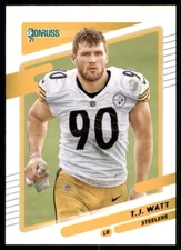 2021 Donruss #22b T.J. Watt No Helmet