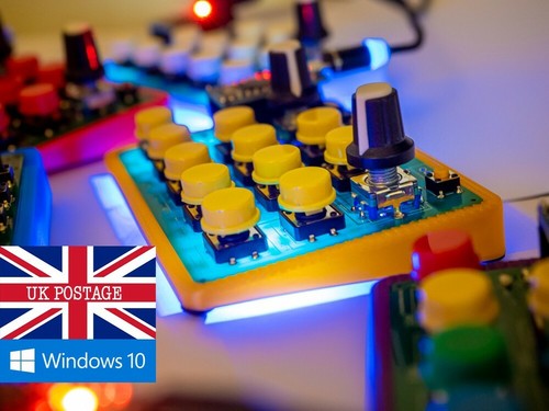 Button Box Controller for flight or racing sim. Works with Saitek, Honeycomb etc - Picture 2 of 12