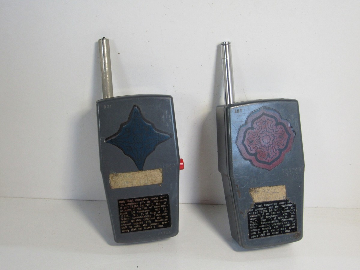 Rare VINTAGE 1970'S ARCHER Radio Shack WALKIE TALKIE 2-WAY