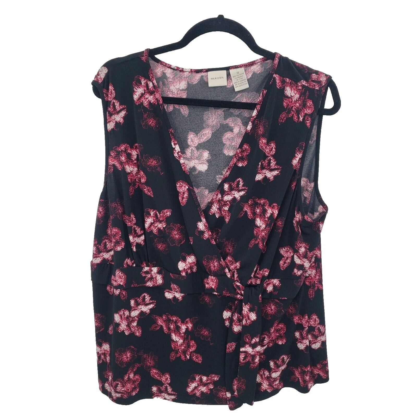Tops floral negocios Merona para De mujer