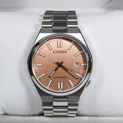 Citizen Tsuyosa Automatic Men's Stainless Steel Salmon Dial Watch