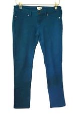 LABIJOU Juniors Low Rise Stretch Jeggings Teal L