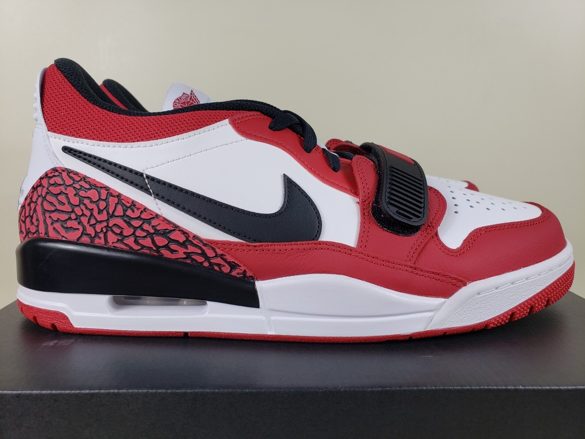 Nike Air Jordan Men’s Legacy 312 Low “Chicago” White/Varsity Red/Black Size 11.5 Nike Air Jordan Legacy 312 Low Chicago White Black CD9054  main image 4