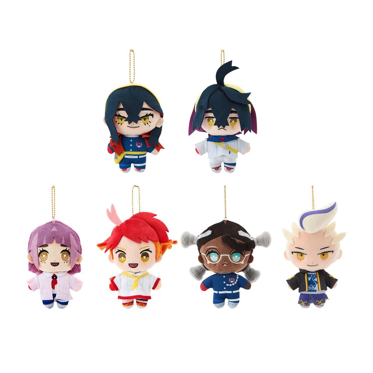 Pokemon Center TRAINERS plush mascot 6 set Kieran Carmine Crispin