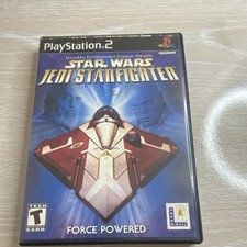 Star Wars Jedi Star fighter PlayStation 2 Complete in Box With Manual TESTED