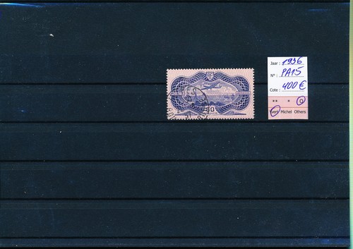 LS27245 France 1936 Paris views airmail fine lot used cv 400 EUR