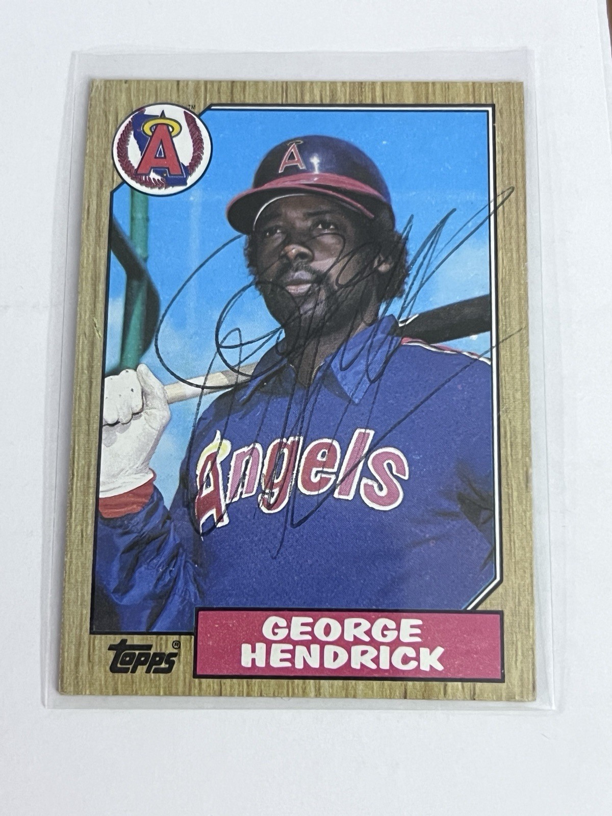 George Hendrick #725 Baseball Cards 1987 Topps trading card — raw and PSA graded price guide