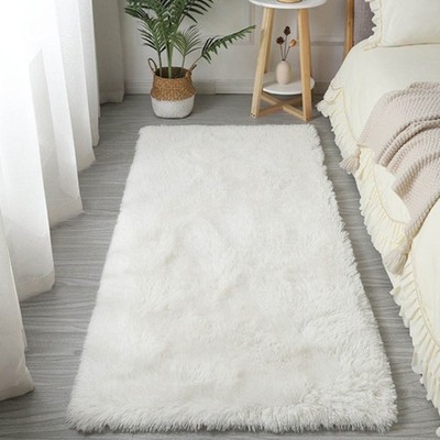 Soft Warm Carpet for Living Room Bedroom Nordic Shaggy Rug Plush Floor Mat