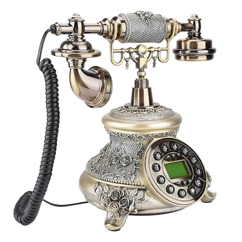 MS-5700D EU Retro Style Landline Telephone Desk Phone FY - Afbeelding 8 van 8